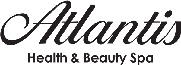 black text version of the atlantis gym and beauty spa logo in tiptree essex