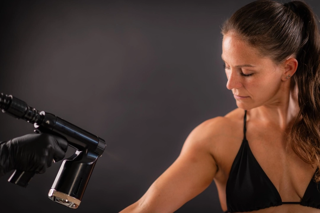 Professional spray tan treatment in Essex