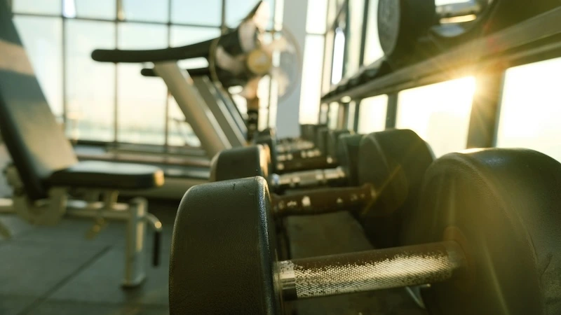 Bright gym floor with cardio machines at Atlantis Health & Beauty Spa in Tiptree, Essex