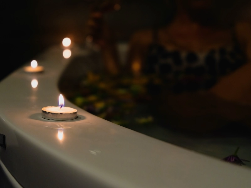 Calm spa setting representing holistic wellness in Tiptree, Essex